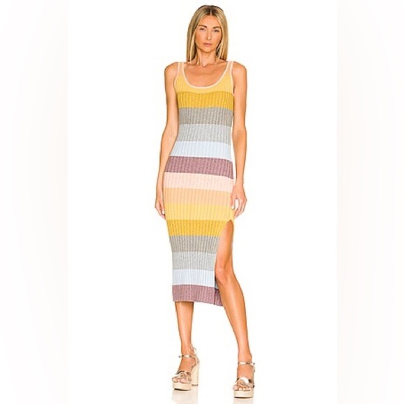 SAYLOR 
Emsey Midi Dress in Multi - Picture 1 of 9